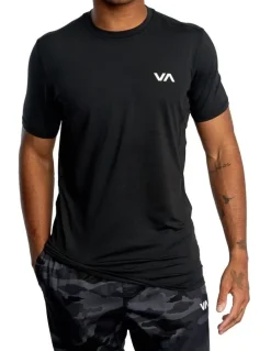 RVCA Sport Vent Short Sleeve T-Shirt Black