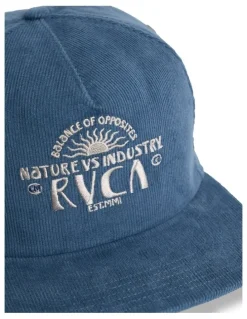 RVCA Sun Industries 5 Panel Cap in Vintage Navy