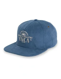 RVCA Sun Industries 5 Panel Cap in Vintage Navy