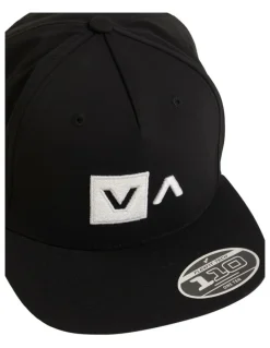 RVCA Va Commonwealth Deluxe Cap in Black