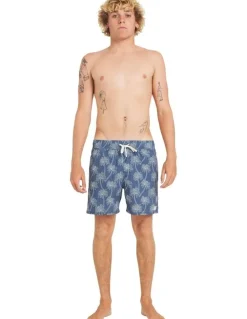 RVCA Exotica Elastic 2 16 Inch Swim Shorts in Blue