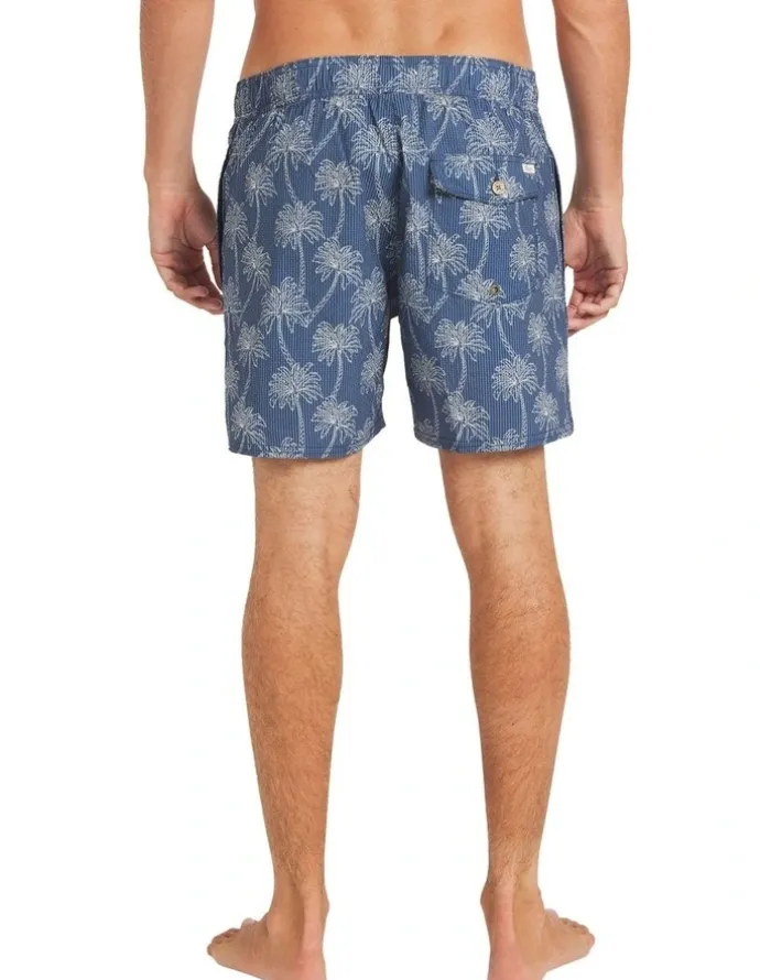 RVCA Exotica Elastic 2 16 Inch Swim Shorts in Blue
