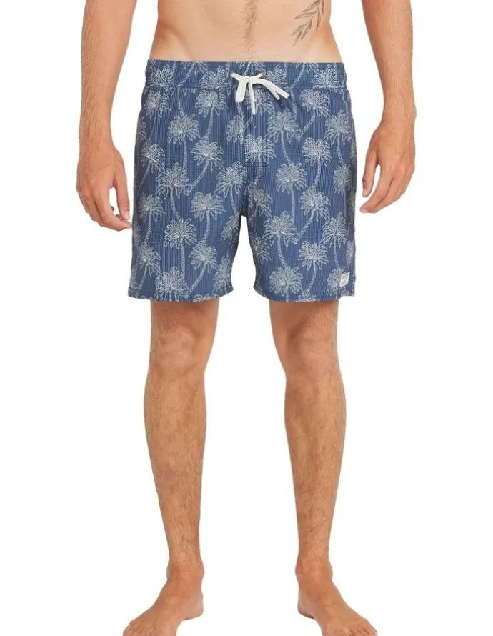 RVCA Exotica Elastic 2 16 Inch Swim Shorts in Blue