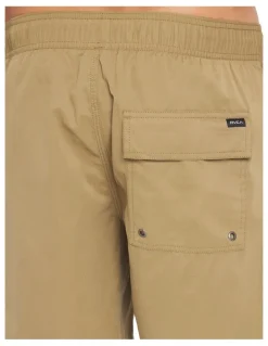 RVCA Opposites Elastic 2 17 Inch Hybrid Shorts in Brown