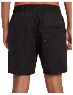 RVCA Opposites Elastic 2 Shorts in Black