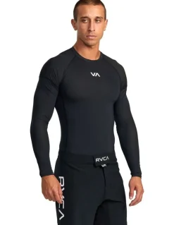 RVCA Sport Long Sleeve Rashguard in Black