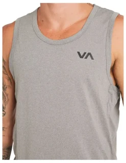 RVCA Sport Vent Singlet in Grey