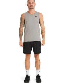 RVCA Sport Vent Singlet in Grey