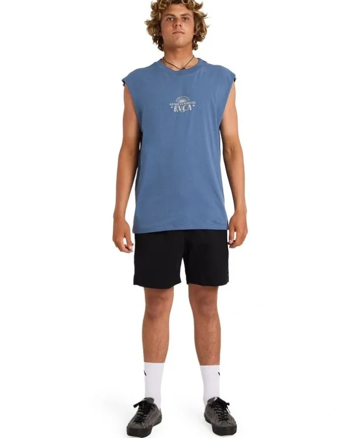 RVCA Sun Industries Muscle in Vintage Navy
