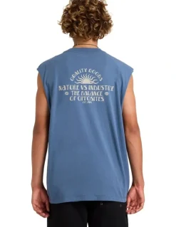 RVCA Sun Industries Muscle in Vintage Navy