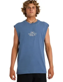 RVCA Sun Industries Muscle in Vintage Navy