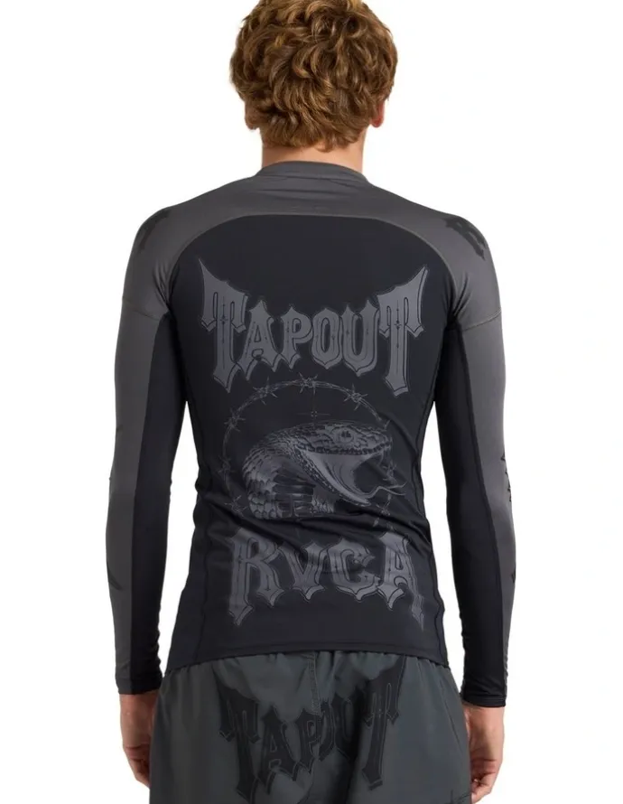 RVCA Tapout Long Sleeve Rashguard in Black