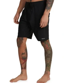 RVCA VA Trunk Solid Boardshorts in Black