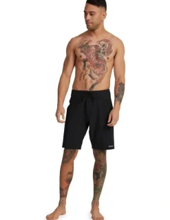 RVCA VA Trunk Solid Boardshorts in Black
