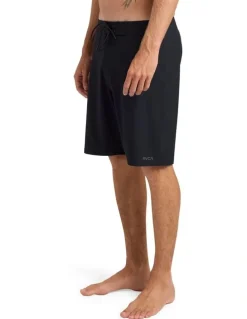 RVCA Va Trunk Solid 19 Boardshorts in Black