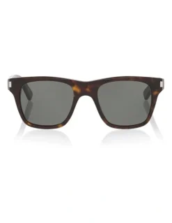 Saint Laurent Saint Laurent Sl 875 Acetate Sunglasses in Tortoise