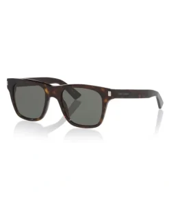 Saint Laurent Saint Laurent Sl 875 Acetate Sunglasses in Tortoise
