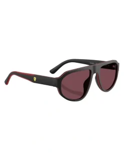 Scuderia Ferrari Acetate Sunglasses in Black