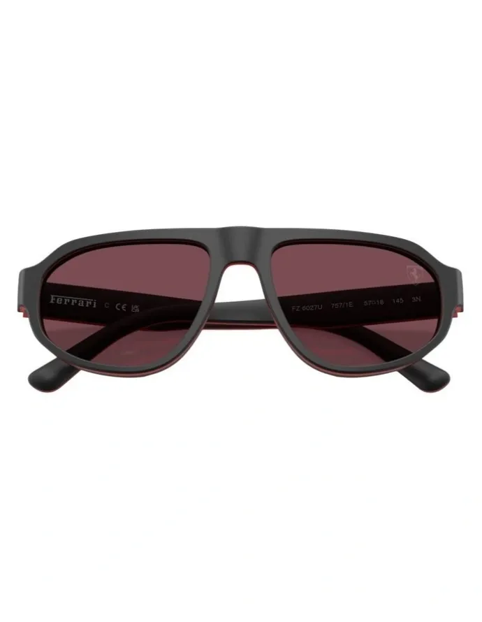 Scuderia Ferrari Acetate Sunglasses in Black