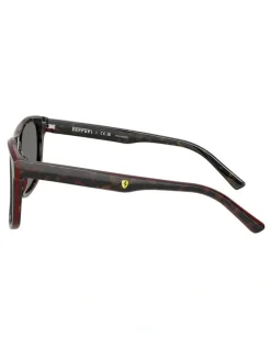 Scuderia Ferrari Acetate Polarised Sunglasses in Red