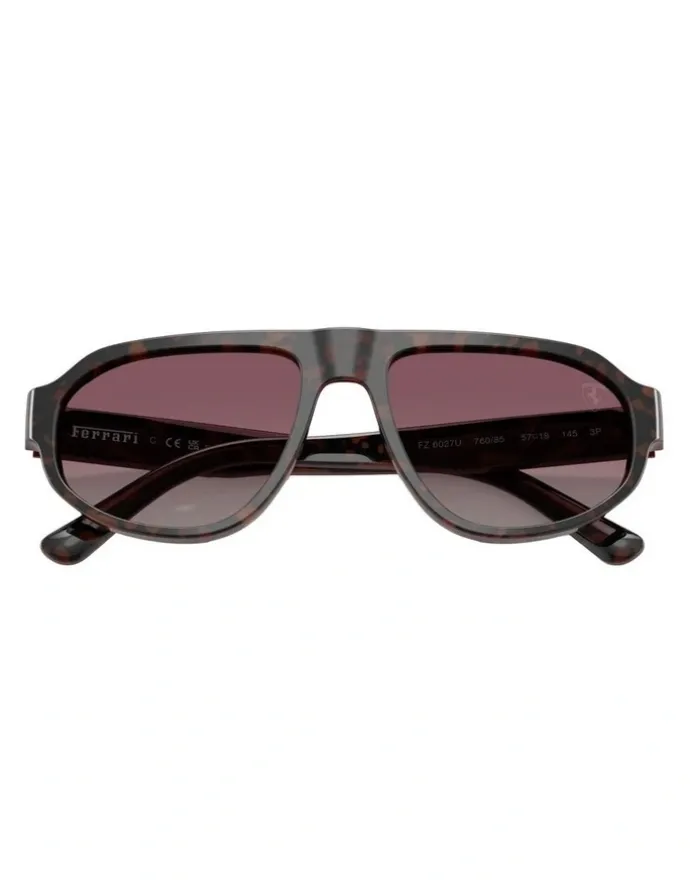Scuderia Ferrari Acetate Polarised Sunglasses in Tortoise