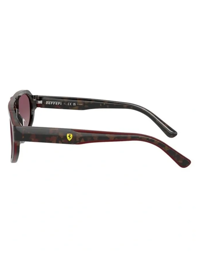 Scuderia Ferrari Acetate Polarised Sunglasses in Tortoise