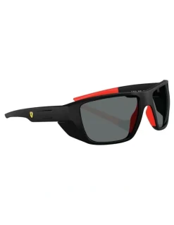 Scuderia Ferrari Injected Polarised Sunglasses in Black