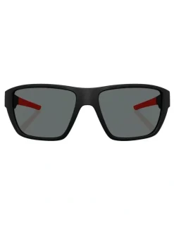 Scuderia Ferrari Injected Polarised Sunglasses in Black