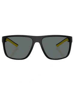 Scuderia Ferrari Injected Polarised Sunglasses in Black