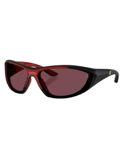 Scuderia Ferrari Injected Sunglasses in Black