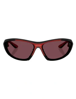 Scuderia Ferrari Injected Sunglasses in Black
