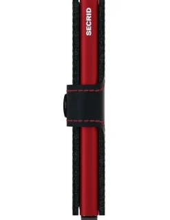 Secrid Miniwallet in Matte Black/Red