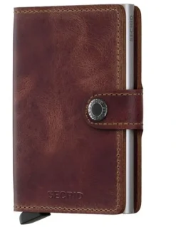 Secrid Miniwallet in Vintage Brown