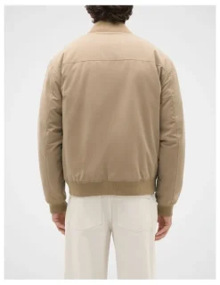 Seed Heritage Bomber Jacket in Dark Stone