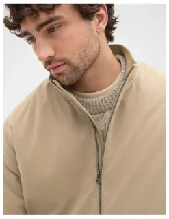 Seed Heritage Bomber Jacket in Dark Stone
