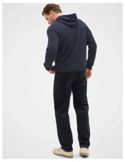 Seed Heritage Cotton Hoodie in Blue
