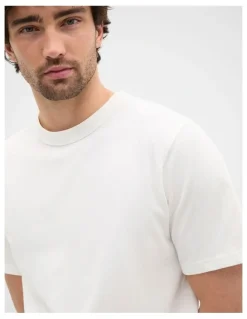 Seed Heritage Crew Tee in Vintage White