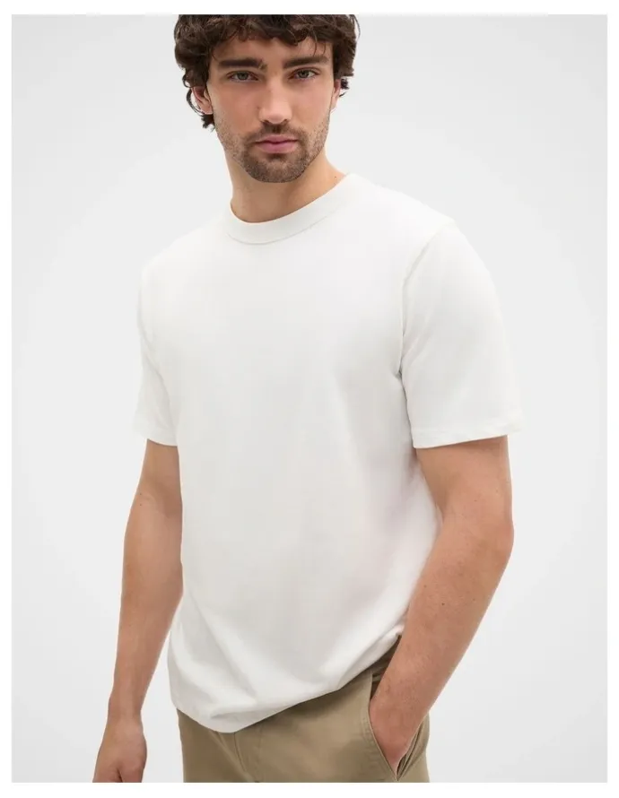 Seed Heritage Crew Tee in Vintage White