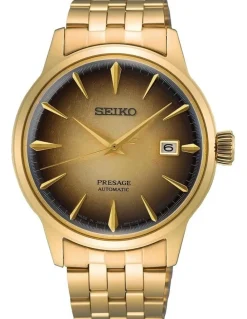 Seiko Presage Cocktail Time Watch SRPK48J in Gold