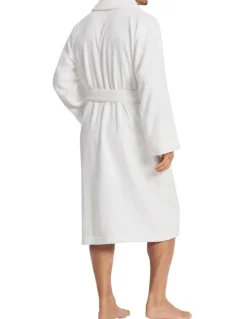 Sheridan Aven Australian Cotton Dad Robe in White