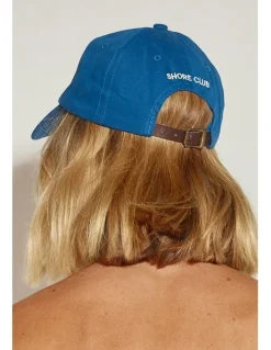 Shore Club College Letter Cap in Blue