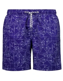 Shore Club Swim Short in Capri Geo