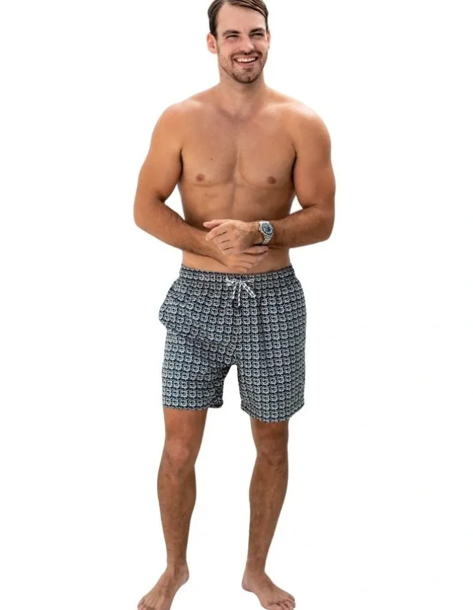 Shore Club Swim Short in Courtside