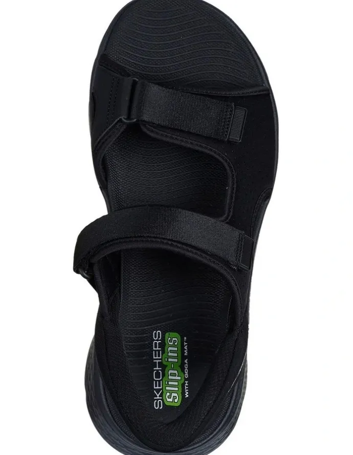 Skechers Go Walk Flex Sandal in Black