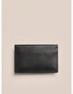 S.Kidman K0028BLK Morney Leather Card Holder in Black