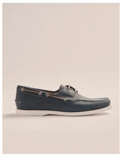 S.Kidman Portsea Boat Shoes K0039 in Navy