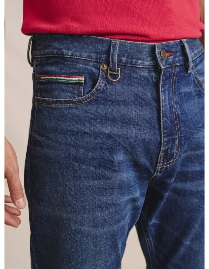 S.Kidman Camden 5 Pocket Jeans (Reg32) Mid Rise 1PAM00048R in Mid Wash