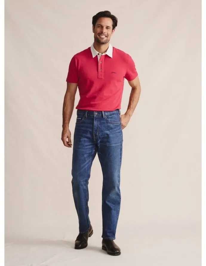 S.Kidman Camden 5 Pocket Jeans (Reg32) Mid Rise 1PAM00048R in Mid Wash