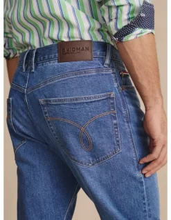S.Kidman Camden 5 Pocket (Reg 32) Mid Rise Jeans 1PAM00048R in Vintage Wash