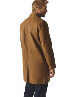 S.Kidman Driza-Bone Vintage Wax Mac Coat in Sand